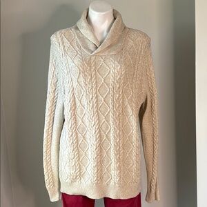 Good threads Oversized Cable or Shawl Collar Sweater